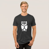 知恵のふくろう トライブレンドTシャツ (正面全面)