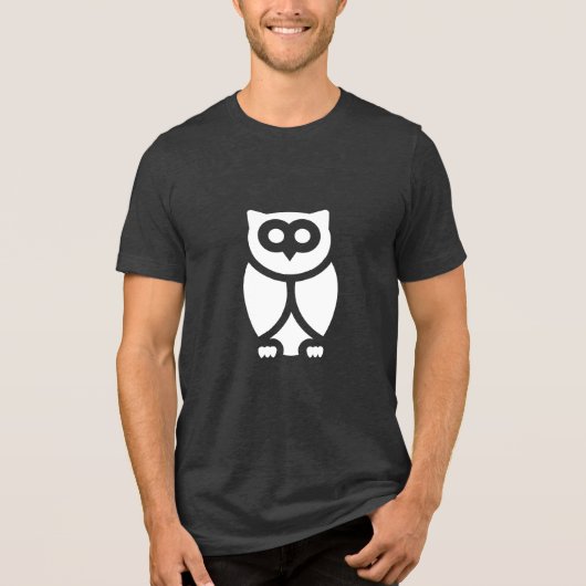 知恵のふくろう トライブレンドTシャツ (正面)