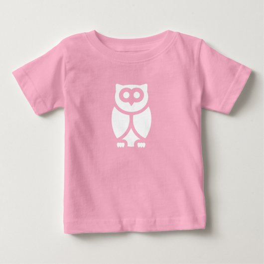 知恵のふくろう ベビーTシャツ (正面)