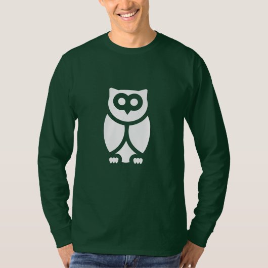 知恵のふくろう Tシャツ (正面)