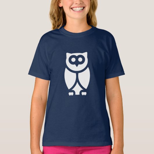 知恵のふくろう Tシャツ (正面)