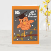 知恵のカードを持つ年齢 カード (黄色い花)