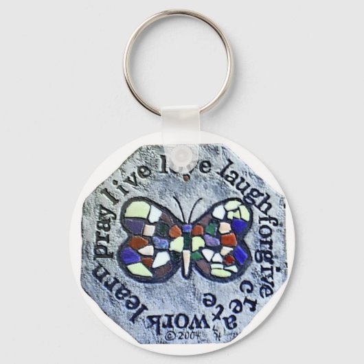 知恵のキーチェーンの単語 キーホルダー (正面)