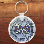 知恵のキーチェーンの単語 キーホルダー (正面)