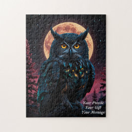 知恵のフクロウ ジグソーパズル