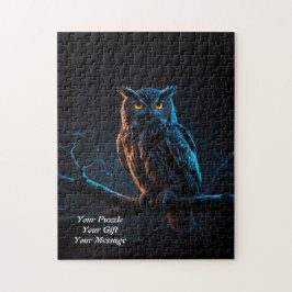 知恵のフクロウ ジグソーパズル