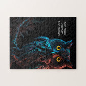 知恵のフクロウ ジグソーパズル (横)