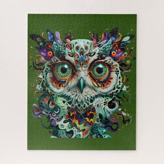 知恵のフクロウ ジグソーパズル (縦)