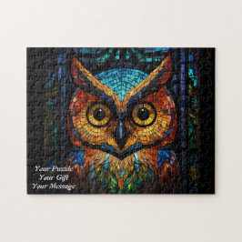 知恵のフクロウ ジグソーパズル