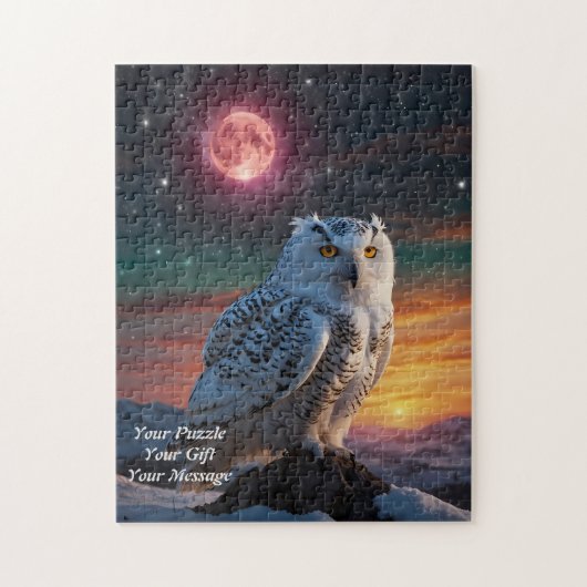 知恵のフクロウ ジグソーパズル (縦)