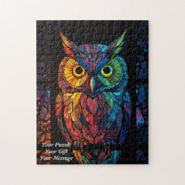 知恵のフクロウ ジグソーパズル