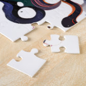 知恵のフクロウ ジグソーパズル (側面)