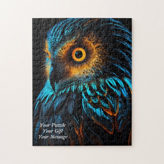 知恵のフクロウ ジグソーパズル (縦)