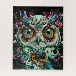 知恵のフクロウ ジグソーパズル