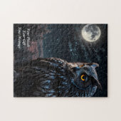 知恵のフクロウ ジグソーパズル (横)
