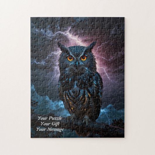 知恵のフクロウ ジグソーパズル (縦)