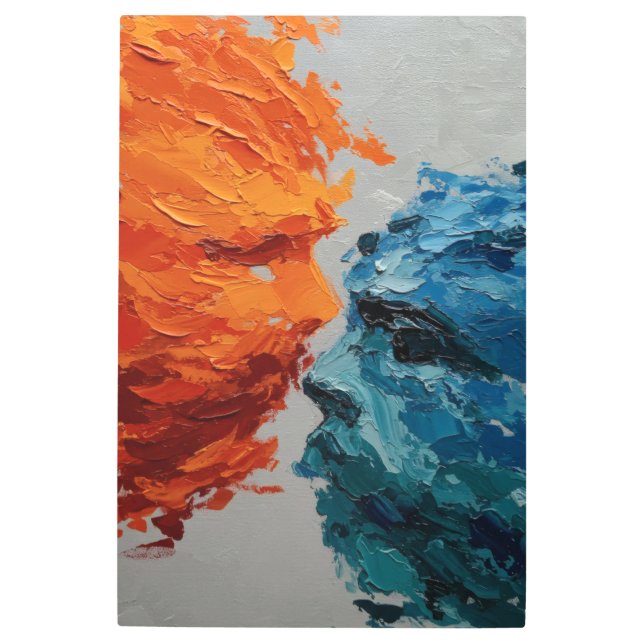 知恵のベール メタルプリント (正面)