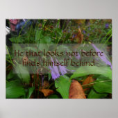 知恵のポスターの前に見えないことわざ ポスター (正面)