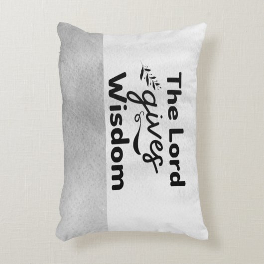 知恵の主与えよ枕 アクセントクッション (正面(垂直))