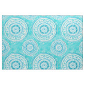 知恵の人魚の曼荼羅の水彩画の真珠 ファブリック (ファットクウォーター)