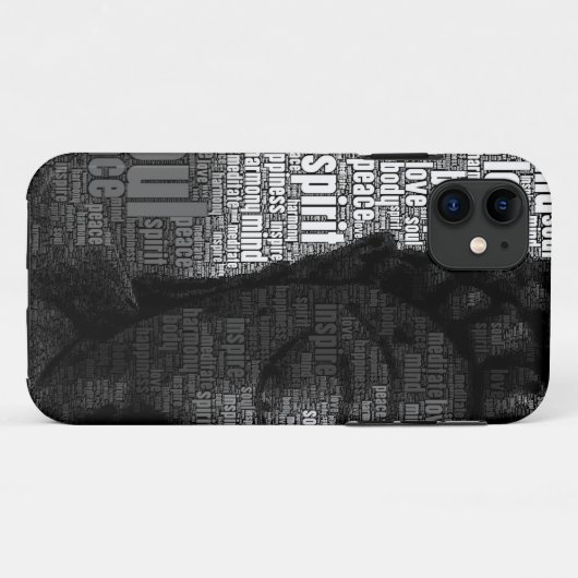 知恵の仏教の単語 Case-Mate iPhoneケース (裏面(横))