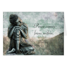 知恵の単語の平和な仏