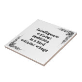 知恵の哲学のタオクールですばらしくシンプルな文 タイル (側面)