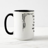 知恵の哲学のタオクールですばらしくシンプルな文 マグカップ (左)