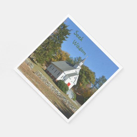 知恵の国の教会を求める スタンダードランチョンナプキン (角)