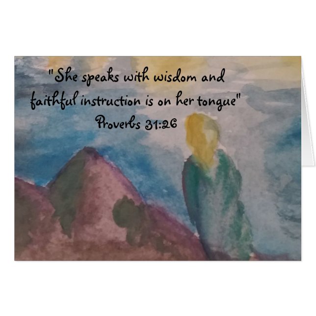 知恵の女性 (正面横)