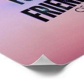 知恵の家族の友情 – 感動的 ポスター (角)