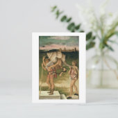 知恵の寓話(パネルの油) ポストカード (スタンド正面)