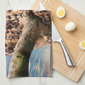 知恵の引用文のフクロウ手タオル キッチンタオル (四つ折り)