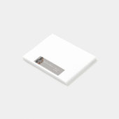 知恵の引用文の平和な銀製の仏 ポストイット (アングル)