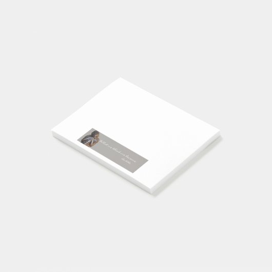 知恵の引用文の平和な銀製の仏 ポストイット (アングル)