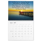 知恵の波：ビーチのインスピレーションの年、 カレンダー (3月 2027)