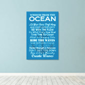 知恵の海 キャンバスプリント (インサイチュ (ウッドフロア))