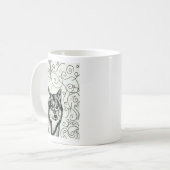 知恵の狼 コーヒーマグカップ (正面左)