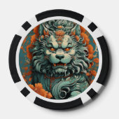 知恵の獅子ポーカーチップ ポーカーチップ (裏面)