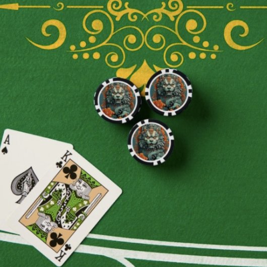 知恵の獅子ポーカーチップ ポーカーチップ