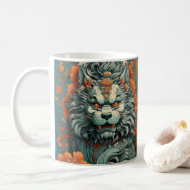知恵の獅子Flu コーヒーマグカップ