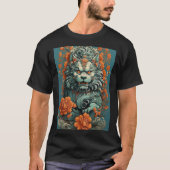 知恵の獅子Flu Tシャツ (正面)