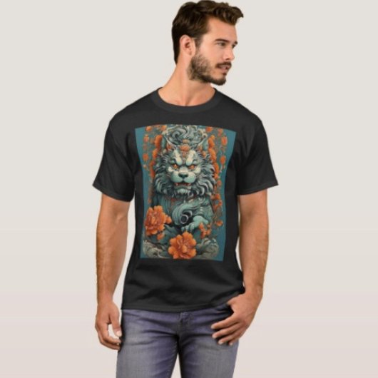 知恵の獅子Flu Tシャツ