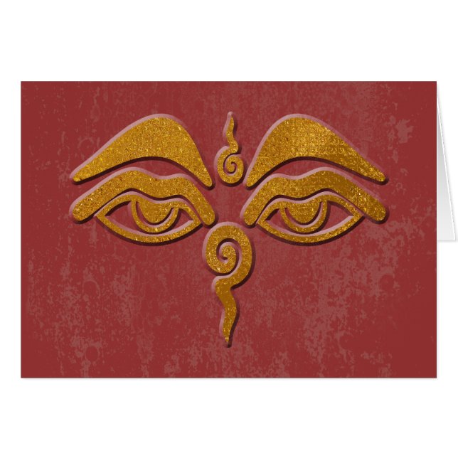 知恵の目 – 金ゴールド (正面横)