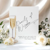 知恵の真珠のアドバイスとカップルへの願い ポスター