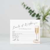 知恵の真珠のアドバイスと願いブライダルシャワー (スタンド正面)