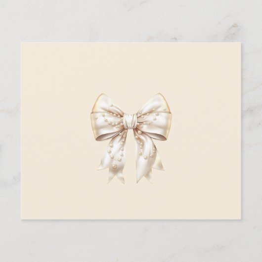 知恵の真珠のアドバイスと願いブライダルシャワー (裏面)