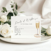 知恵の真珠のアドバイスと願いブライダルシャワー