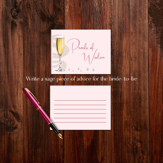 知恵の真珠のブライダルシャワーゲーム