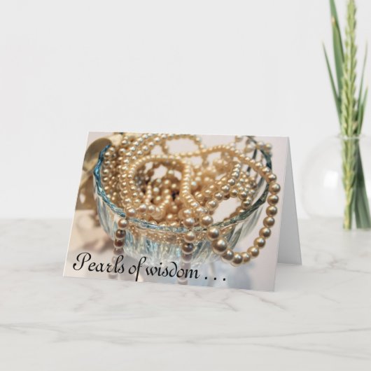 知恵の真珠。......カード カード (正面)